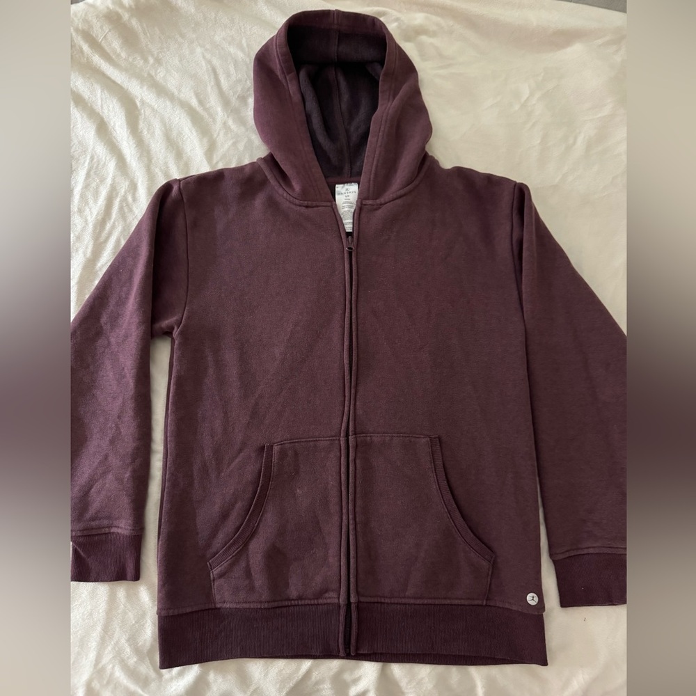 S Danskin Women's Ultra Cozy Fleece Full Zip Hooded Jacket